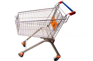 Empty shopping cart 