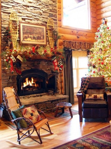 Christmas Fireplace Decorations